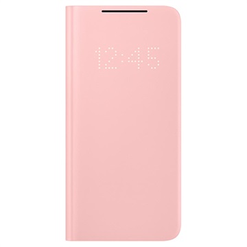Samsung Galaxy S21+ 5G LED View Cover EF -ng996pegee (Otvorená škatuľka - vynikajúca) - Pink -