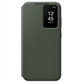 Samsung Galaxy S23 5G Smart View Peňaženka Kryt EF-ZS911CGEGWW - Zelená