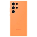 Samsung Galaxy S23 Ultra 5G Silikónový Kryt EF-PS918TOEGWW - Oranžová