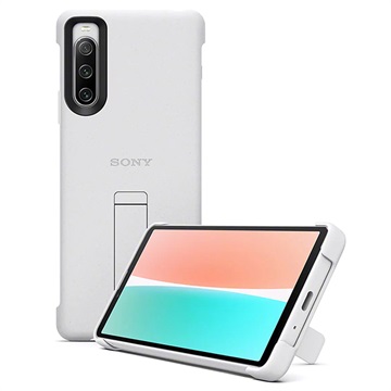 Sony Xperia 10 IV Style Kryt so Stojanom XQZ-CBCCH - Šedá