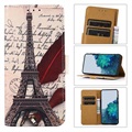 Glam Series OnePlus Nord CE 5G Pase Peňaženka - Eiffelova veža