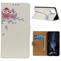 Glam Series Samsung Galaxy A42 5G Case Wallet - Owls