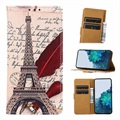 Glam Series Sony Xperia 1 IV Case Wallet - Eiffel Tower