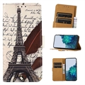 Glam Série Sony Xperia 5 IV Puzdro na Peňaženku - Eiffelova Veža
