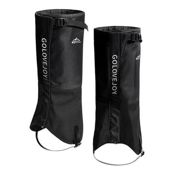 Golovejoy HX39 Waterproof Leg Gaiters - Plush Lining for Hiking, Climbing, and Skiing - L