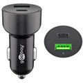 GoOBAY 48W Fast Car Charger s USB-C PD a USB-A QC3.0-Čierna