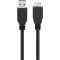 Goobay Micro USB-B Cable - USB 3.0 - 0.5m - Black