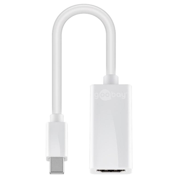 Adaptér Goobay Mini DisplayPort / HDMI – Biely