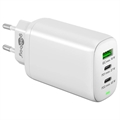 Rýchla nabíjačka Goobay Multiport - 65W, 2x USB-C, USB-A