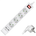 Power Strip goobay - soket 4xeu, 2xusb - 1,4 m - biela