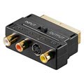 Adaptér Scart / 3 RCA a S-Video