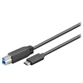 Goobay SuperSpeed ​​USB 3.0 Typ-B / USB 3.1 Kábel typu C-1 m