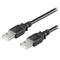 Goobay USB 2.0 A /A Kábel - 5 m - čierna