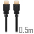 Goobay Ultra vysokorýchlostný kábel HDMI 2,1 8K - 0,5 m - Čierna