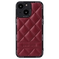 Hybridné Puzdro Good Luck Rhombic Grid na iPhone 14 Plus