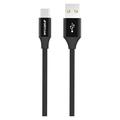 Pletený Kábel USB-A / USB-C GreyLime - 1m