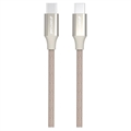 Pletený Kábel USB-C / USB-C GreyLime - 2 m
