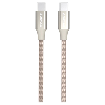 Pletený Kábel USB-C / USB-C GreyLime - 2 m
