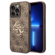 iPhone 15 Pro Guess 4G Big Metal Logo Hybrid Case