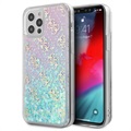 Hádajte 4G Liquid Glitter iPhone 12/12 Pro Hebrid Case - Pink / Blue