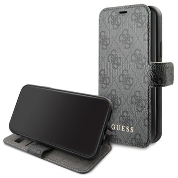 Guess Charms Collection 4G iPhone 11 Book Case - Grey