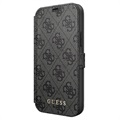 Zbierka GUYS Charms 4G iPhone 12/12 Pro Book Case - Gray