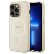 iPhone 15 Pro Guess Saffiano Hybrid Case - MagSafe Compatible