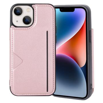 Puzdro s Peňaženkou Hanman Mika iPhone 14 - Ružové zlato