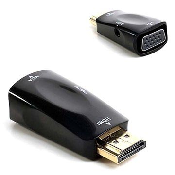 Adaptér HDMI / VGA - čierny