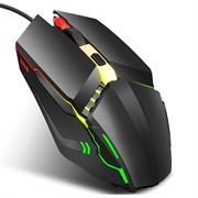 HXSJ S200 Wired Mouse Colorful Luminous Gaming Mouse
