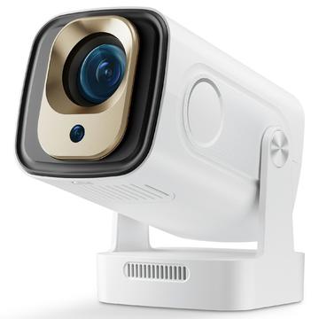HY260 Pro Android 11 LED Video Projector with WiFi6, Bluetooth 5.4 - White