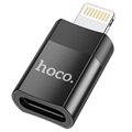 HOCO UA17 Lightning/USB -C Adaptér - USB 2.0, 5V/2A - Čierna