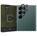 Chránič Objektívu Fotoaparátu Samsung Galaxy S22 Ultra 5G Hofi Camring Pro+ - Čierny Okraj