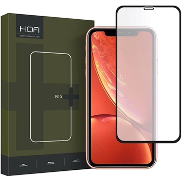 iPhone 11/XR Hofi Hybrid Pro+ Ochranné Tvrdené Sklo na Obrazovku - Čierny Okraj