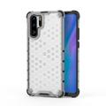 Huawei P30 Pro Honeycomb Armored Hybrid Case - Transparent