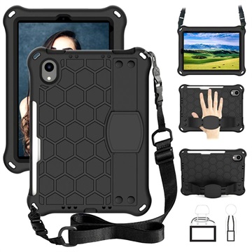 Honeycomb Series Eva iPad Mini (2021) Case - Black