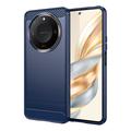 Honor X60 Puzdro z Brúseného TPU - Uhlíkové Vlákno