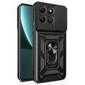 Honor X6b Rotary Ring Hybrid Case with Camera Shield
