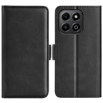 Honor X6b Wallet Case with Magnetic Closure - Calf Texture