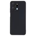 Honor X7a Matné Puzdro TPU Proti Odtlačkom Prstov - Čierne