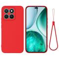 Honor X8c Liquid Silicone Case with Hand Strap
