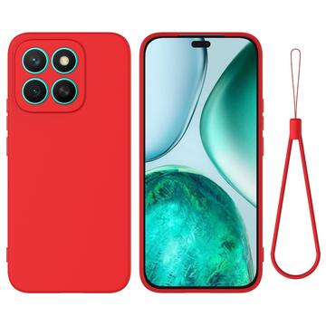 Honor X8c Liquid Silicone Case with Hand Strap