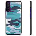 Huawei Nova 5T ochranný kryt - Modrá kamufláž
