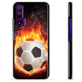 Huawei Nova 5T ochranný kryt - Futbalový plameň