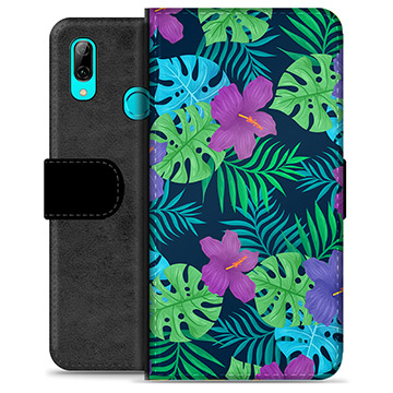 Huawei P Smart (2019) prémiové puzdro na peňaženku - Tropický kvet