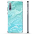 Huawei P20 Pro hybridné puzdro - Modrý mramor