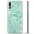 Huawei P20 Pro puzdro TPU - Zelená mäta