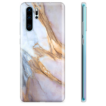 Huawei P30 Pro puzdro TPU - Elegantný mramor