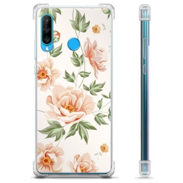 Huawei P30 Lite hybridné puzdro - Kvetinová