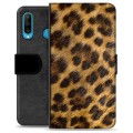 Huawei P30 Lite prémiové puzdro na peňaženku - Leopard
